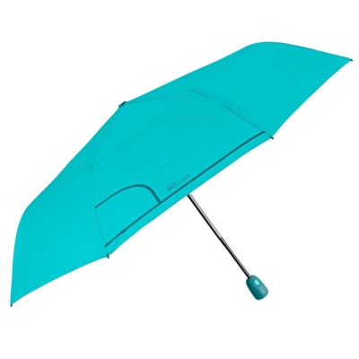 Ladies' automatic Open-Close umbrella Perletti Time 26355, Turquoise