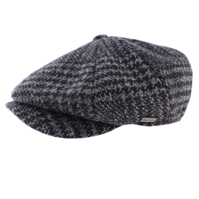 Men's wool cap HatYou CP4036, Grey-black