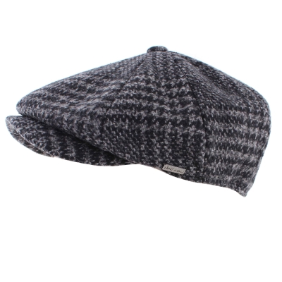 Men's wool cap HatYou CP4036, Grey-black