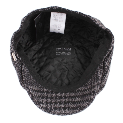 Men's wool cap HatYou CP4036, Grey-black