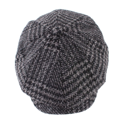 Men's wool cap HatYou CP4036, Grey-black