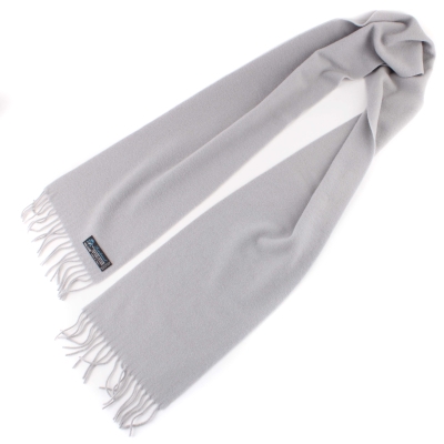 Wool scarf Pulcra Stelvio, 25x200 cm, Grey