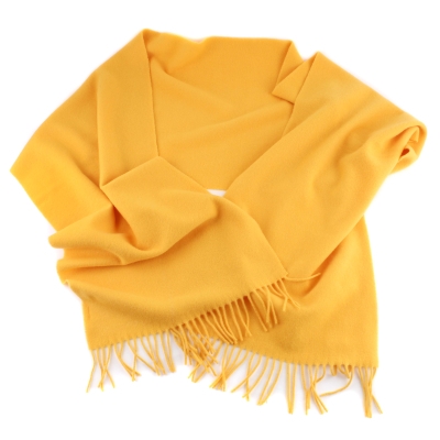 Wool scarf Pulcra Stelvio, 38x230 cm, Yellow