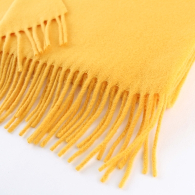 Wool scarf Pulcra Stelvio, 38x230 cm, Yellow