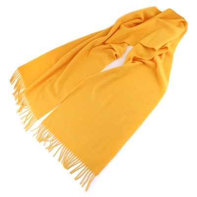 Wool scarf Pulcra Stelvio, 38x230 cm, Yellow