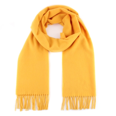 Wool scarf Pulcra Stelvio, 38x230 cm, Yellow