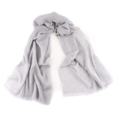 Wool scarf Pulcra Grigio N, 80x195 cm, Grey