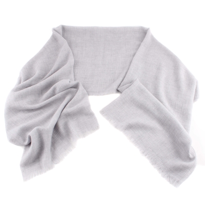 Wool scarf Pulcra Grigio N, 80x195 cm, Grey