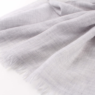 Wool scarf Pulcra Grigio N, 80x195 cm, Grey