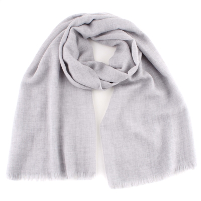 Wool scarf Pulcra Grigio N, 80x195 cm, Grey