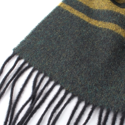 Wool scarf Ma.Al.Bi. MAB844 903/2, 30x180 cm, Yellow/Green