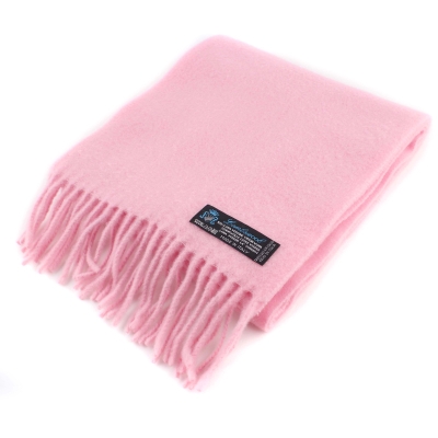 Wool scarf Pulcra Stelvio, 25x200 cm, Pink