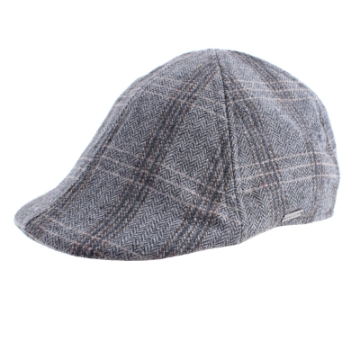  Wool Winter Cap HatYou CP3941, Gray Check