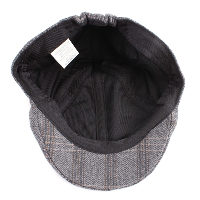  Wool Winter Cap HatYou CP3941, Gray Check