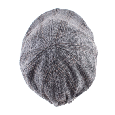  Wool Winter Cap HatYou CP3941, Gray Check