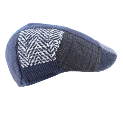 Men's cap with wool HatYou CP3880, Blue-grey