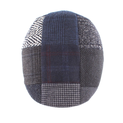 Men's cap with wool HatYou CP3880, Blue-grey