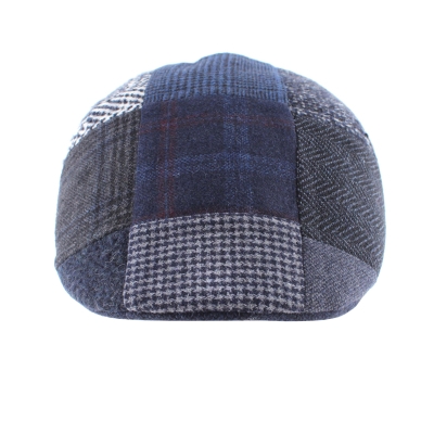 Men's cap with wool HatYou CP3880, Blue-grey