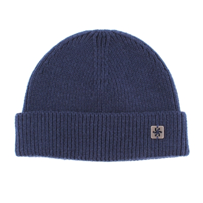 Wool Knitted Hat for Men Granadilla JG5718, Dark Blue