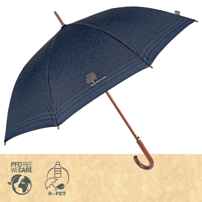 Men's automatic golf umbrella Perletti Green 19153, Navy blue