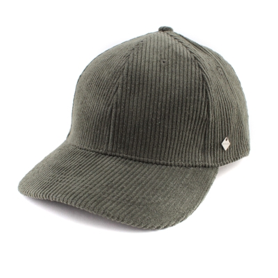 Men's Cotton Corduroy Baseball Cap HatYou CP2995, Olive