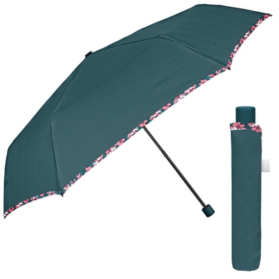 Ladies' Manual Super Slim Umbrella Perletti Time 26408, Green