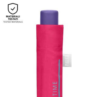 Women's Manual Extraslim Umbrella Perletti Time 26415, Cyclamen