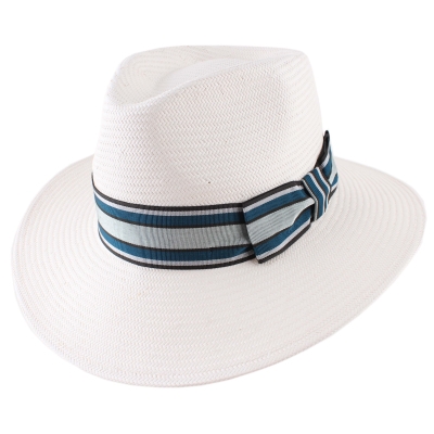 Wide-brim men's summer hat made of Toyo paper HatYou CEP0910, Ecru