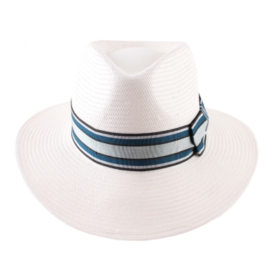 Wide-brim men's summer hat made of Toyo paper HatYou CEP0910, Ecru
