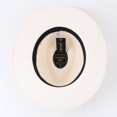 Wide-brim men's summer hat made of Toyo paper HatYou CEP0910, Ecru