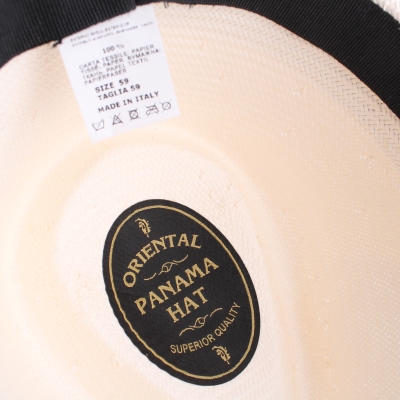 Wide-brim men's summer hat made of Toyo paper HatYou CEP0910, Ecru