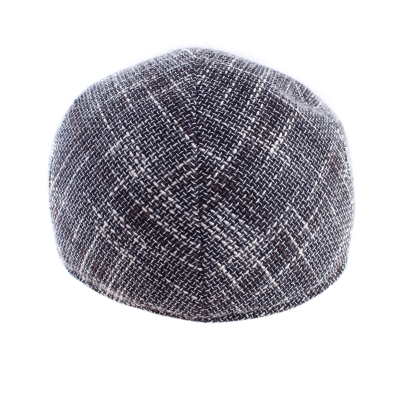 Men's summer flat cap HatYou CTM2452, Dark blue check