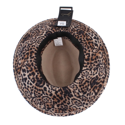 Pălărie de damă din fetru Granadilla JG6034, Leopard