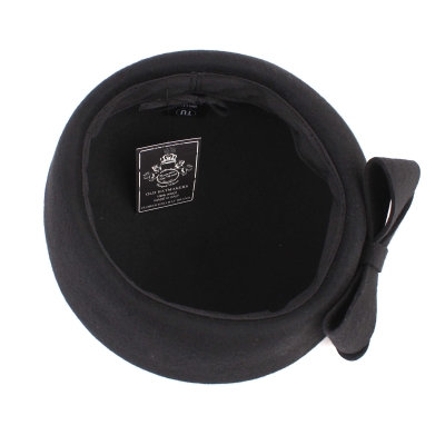 Ladies' Felt Beret Fratelli Mazzanti FM 8125, Black