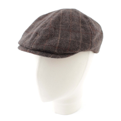 Men’s wool flat cap Luigi&Guido Tessi BRAD, Brown