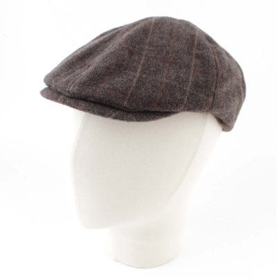 Men’s wool flat cap Luigi&Guido Tessi BRAD, Brown