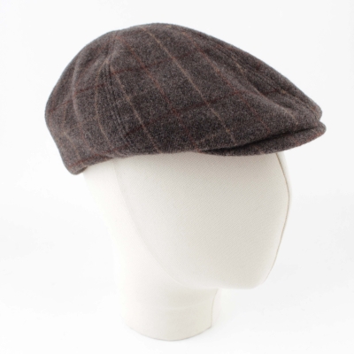 Men’s wool flat cap Luigi&Guido Tessi BRAD, Brown