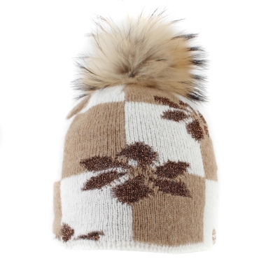 Ladies' Knitted Wool Hat JG5770, Brown