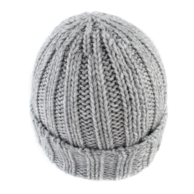 Căciulă tricotată Raffaello Bettini RB 013/2453, Gri deschis