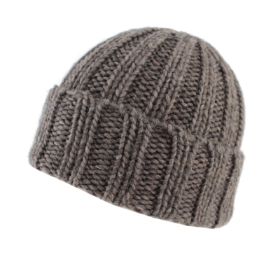 Knitted hat Raffaello Bettini RB 013/2453, Brown