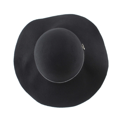 Wide-brim felt hat JailJam JJ5247, Black