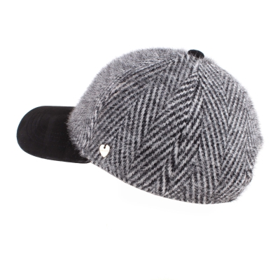 Ladies'  baseball cap HatYou CP4020, Black/White