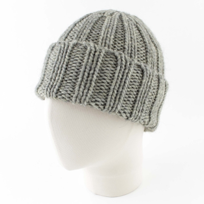 Плетена шапка Raffaello Bettini RB 013/2453, Сиво-зелен