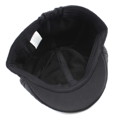 Мъжки каскет от водоотблъскваща материя HatYou CP4255, Черен