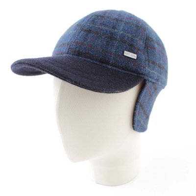 Men’s wool baseball cap with ear flaps HatYou CP4078, Grey