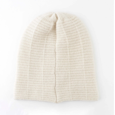 Căciulă tricotată pentru femei, cu conținut ridicat de lână HatYou CP2954, Ecru