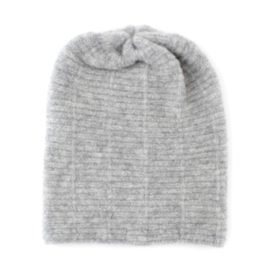 Ladies' knitted hat with high wool content HatYou CP2954, Light Grey