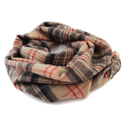 Вълнен шал Ma.Al.Bi. MAB105 51/400, 37х180 см, Бежов