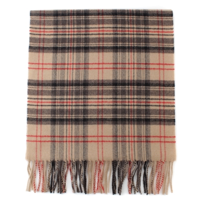 Вълнен шал Ma.Al.Bi. MAB105 51/400, 37х180 см, Бежов