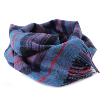 Вълнен шал Ma.Al.Bi. MAB105 51/510, 37х180 см, Син